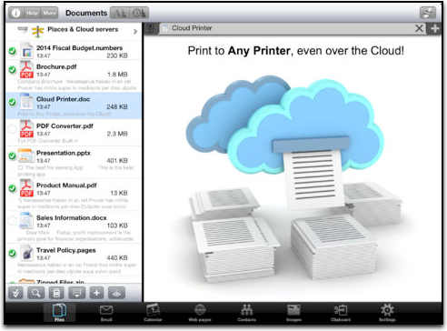 print central for ipad printing