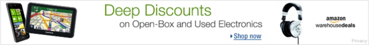 Deep Discounts on Open-Box and Used Electronics at Amazon